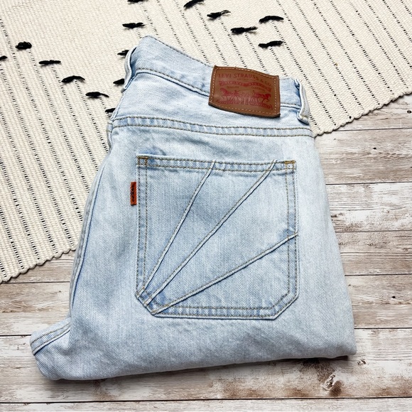 Levi’s Orange Tab Slim Leg Womens Jeans Retro Light Wash Size 27 - Picture 7 of 7
